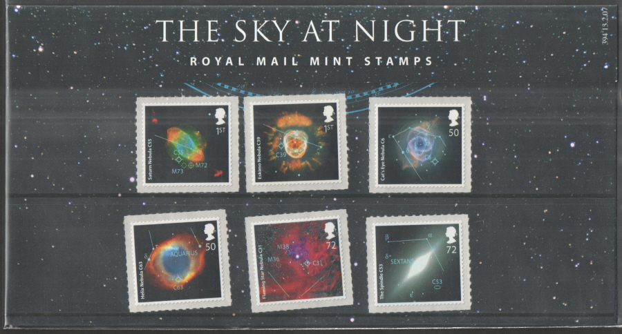 (image for) 2007 The Sky At Night Royal Mail Presentation Pack 394